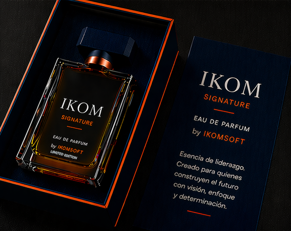 IKOM Signature en su estuche abierto